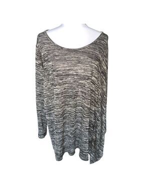 Lane Bryant Multi-color Asymmetrical One Sleeve Top Size 22/24